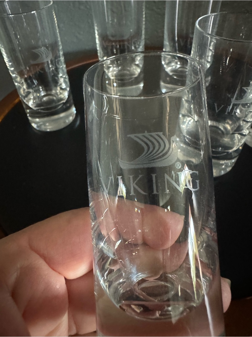 Viking Clear Glass Shot Glasses - Set of 6